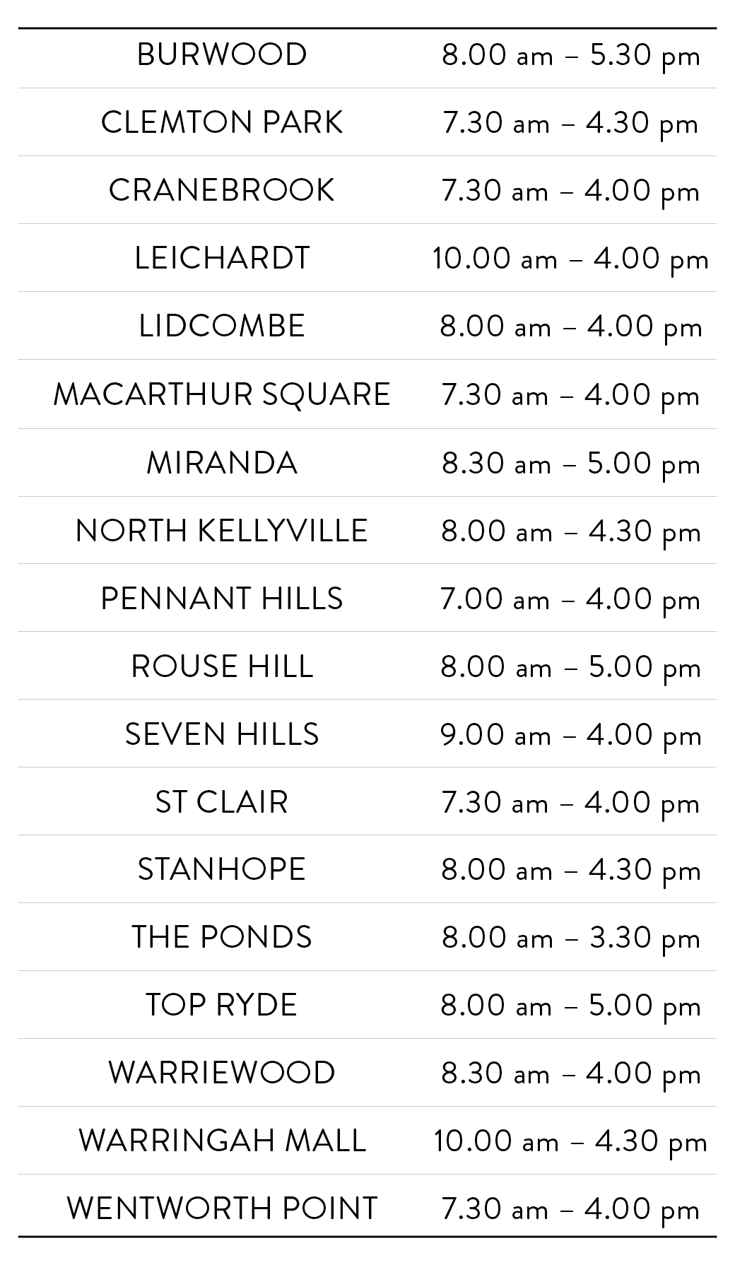 LeafCafe 2019 Queens Birthday Trading Hours